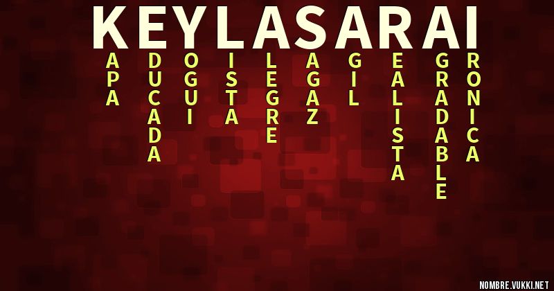 Acróstico keyla sarai