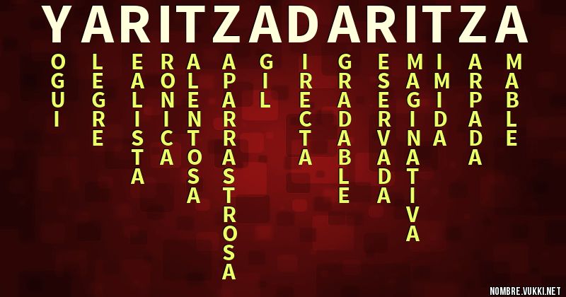 Acróstico yaritza   daritza