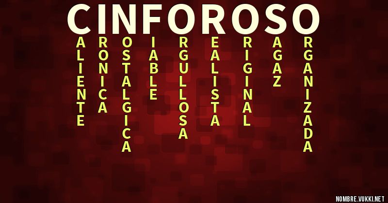Acróstico cinforoso