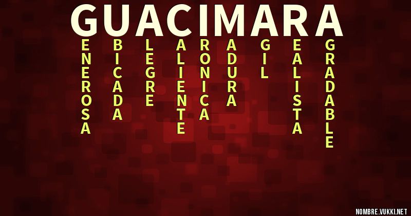 Acróstico guacimara