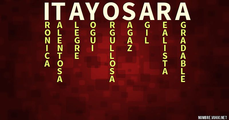 Acróstico itayosara