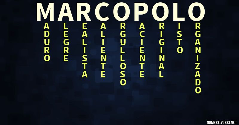 Acróstico marcopolo