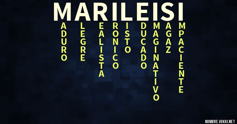 Acróstico marileisi