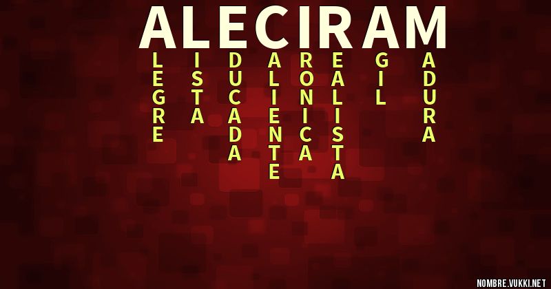 Acróstico aleciram