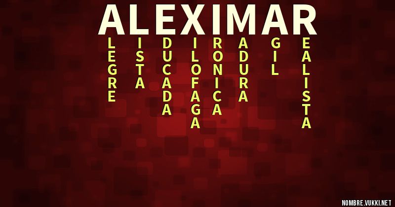 Acróstico aleximar