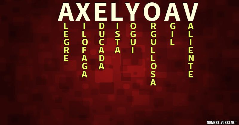 Acróstico axel yoav