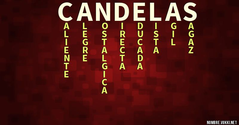 Acróstico candelas