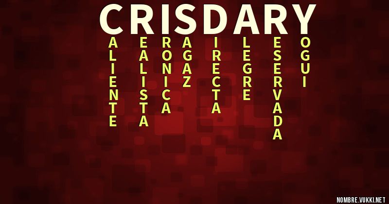 Acróstico crisdary