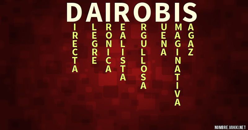 Acróstico dairobis