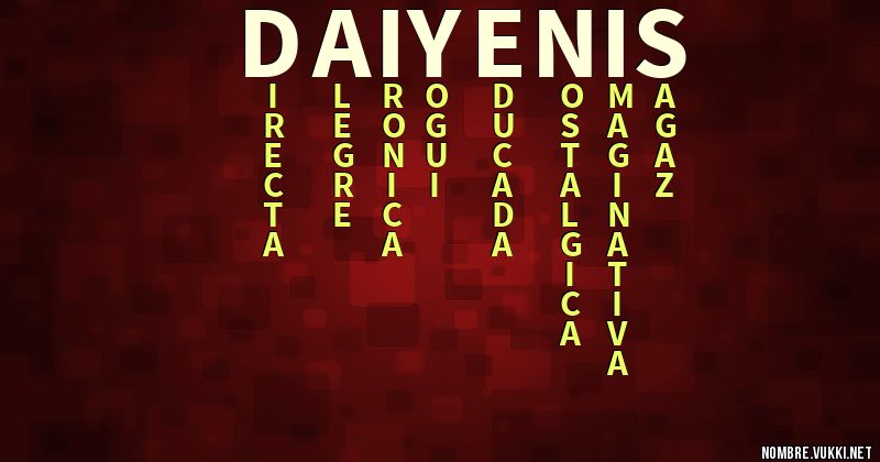 Acróstico daiyenis