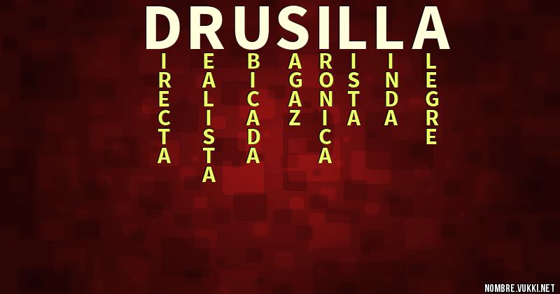 Acróstico drusilla