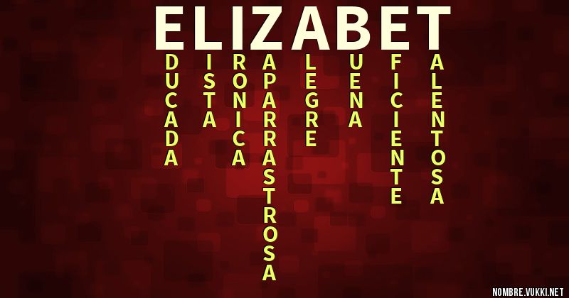 Acróstico elizabet