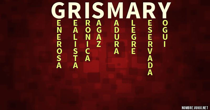 Acróstico grismary