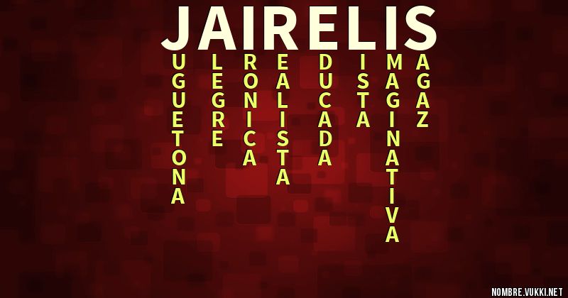 Acróstico jairelis