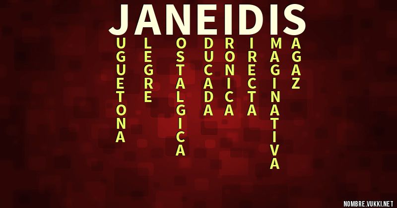 Acróstico janeidis