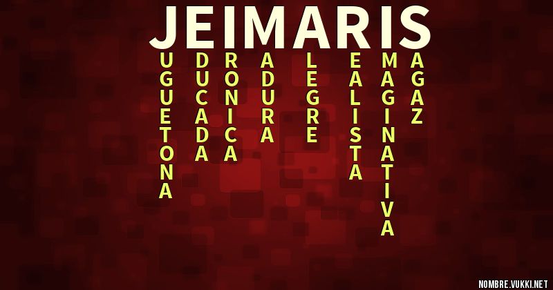 Acróstico jeimaris