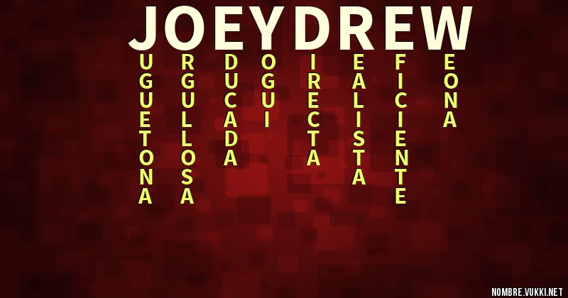 Acróstico joey drew