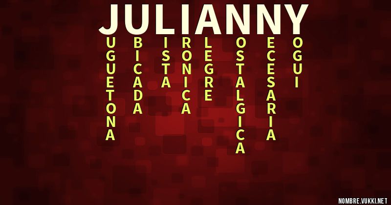 Acróstico juliánny