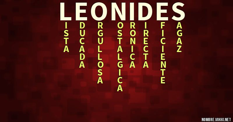 Acróstico leónides