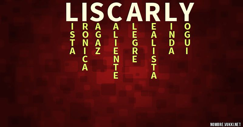 Acróstico liscarly