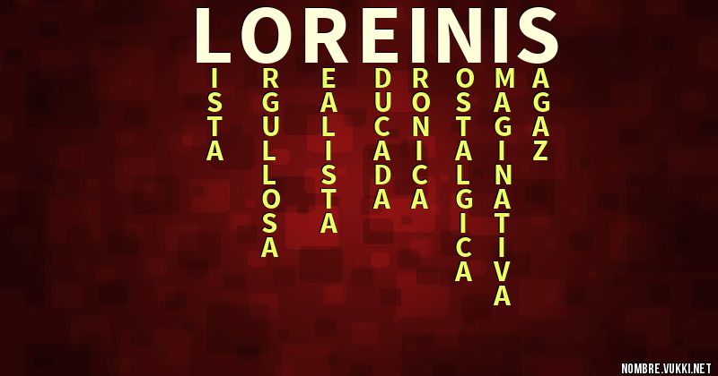Acróstico loreinis