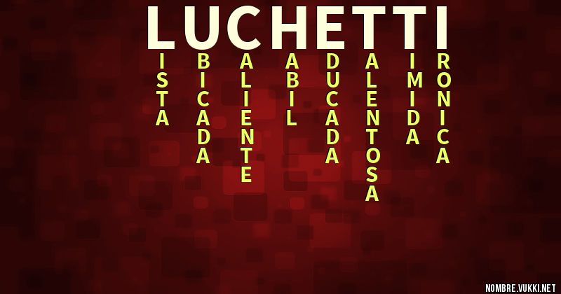 Acróstico luchetti