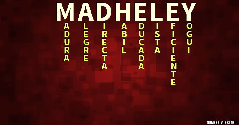 Acróstico madheley