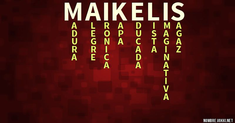 Acróstico maikelis