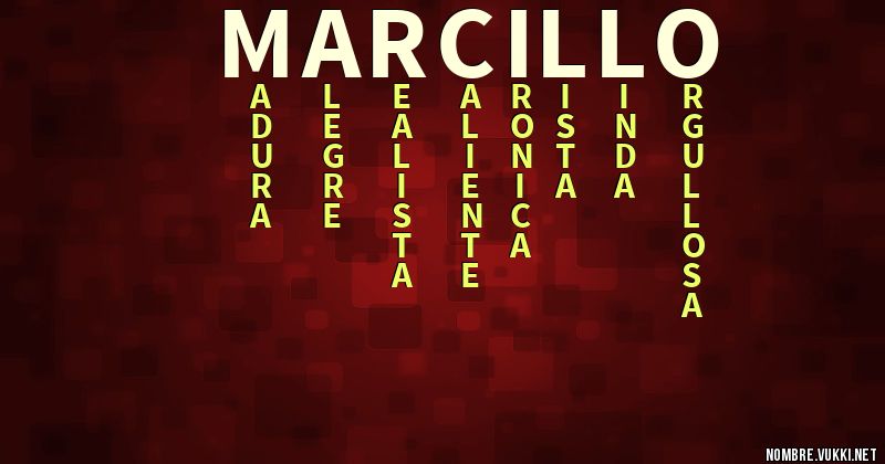 Acróstico marcillo