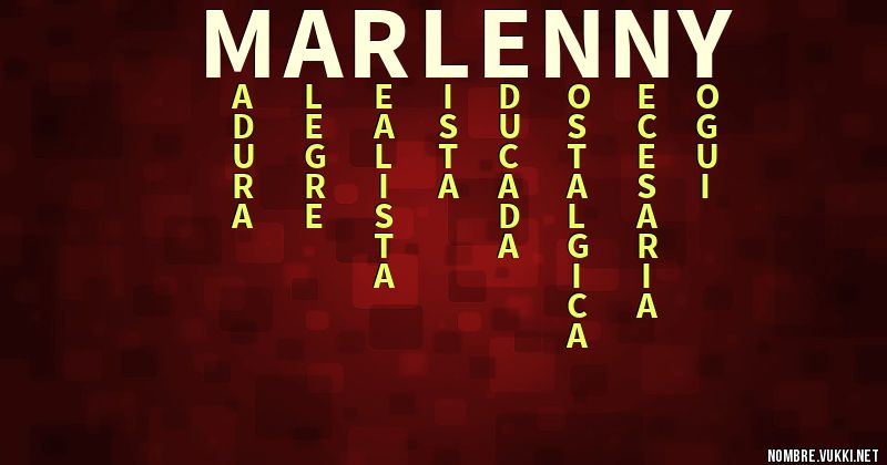 Acróstico marlenny
