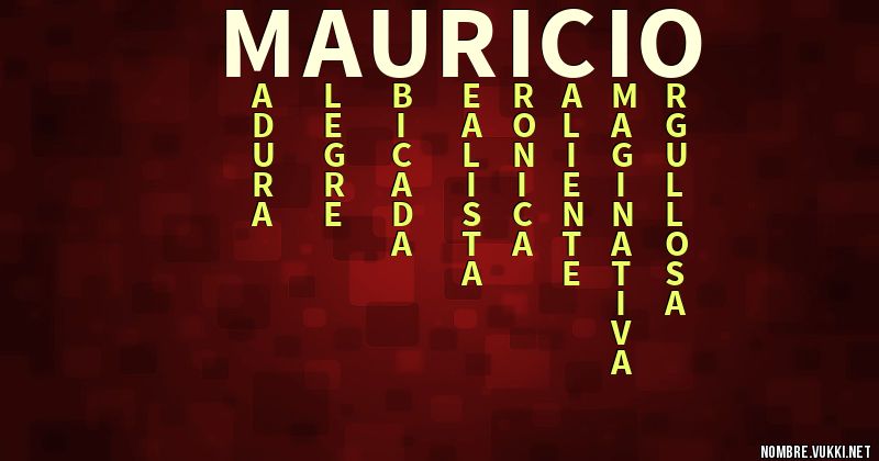 Acróstico mauricio 7