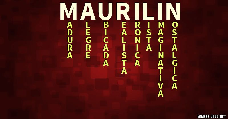 Acróstico maurilin