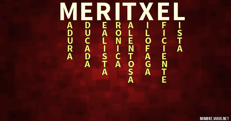Acróstico meritxel