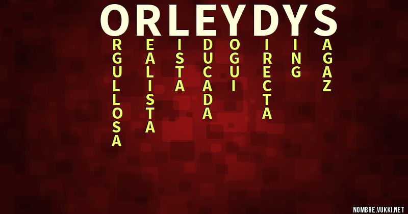 Acróstico orleydys