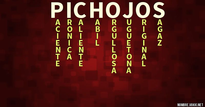 Acróstico pichojos