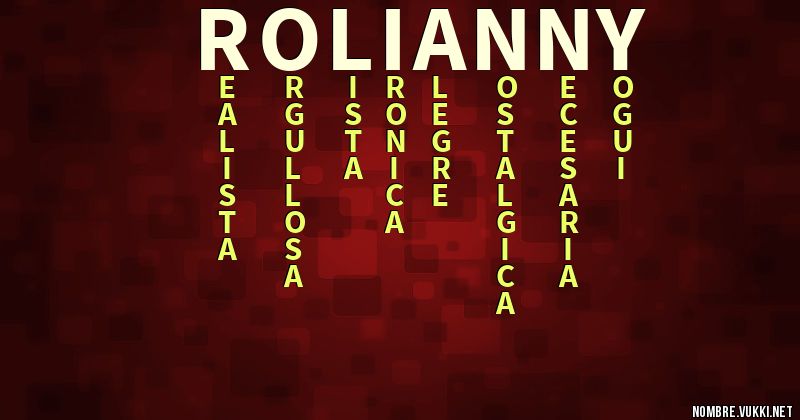 Acróstico rolianny