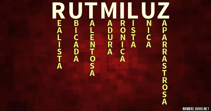 Acróstico rutmiluz