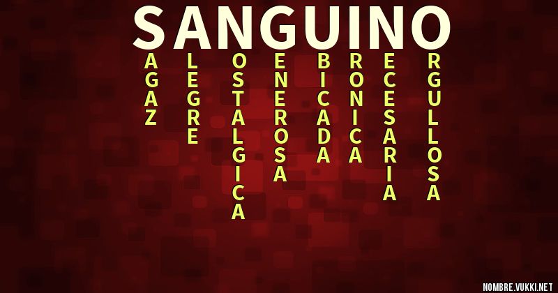 Acróstico sanguino