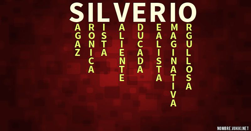 Acróstico silverio