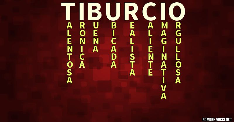 Acróstico tiburcio