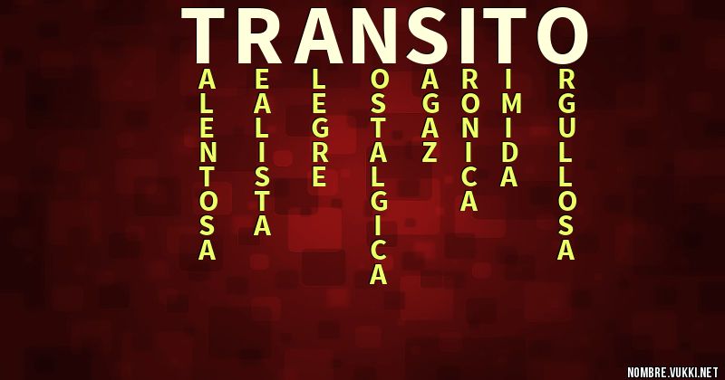 Acróstico transito