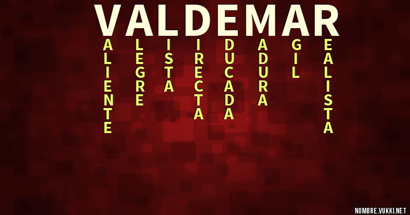 Acróstico valdemar