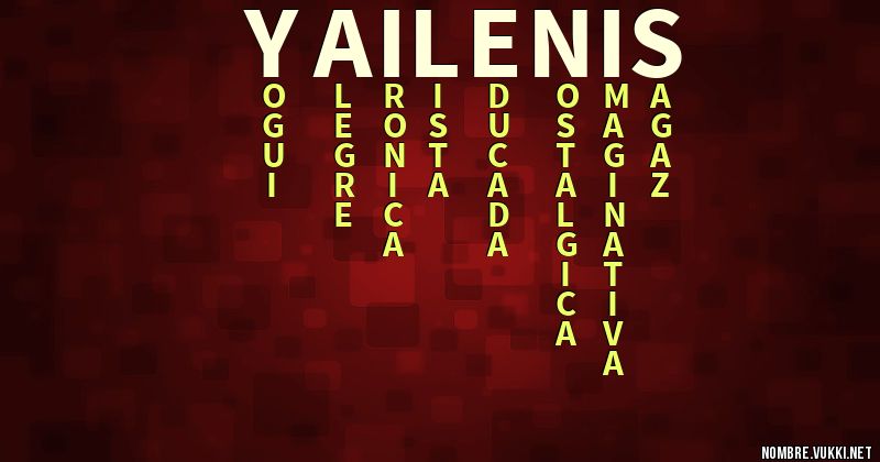 Acróstico yailenis