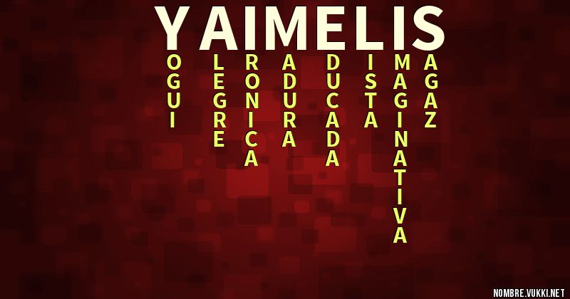 Acróstico yaimelis
