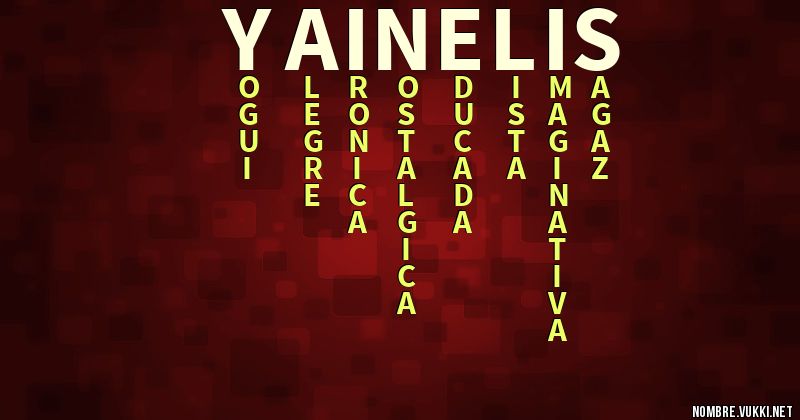 Acróstico yainelis
