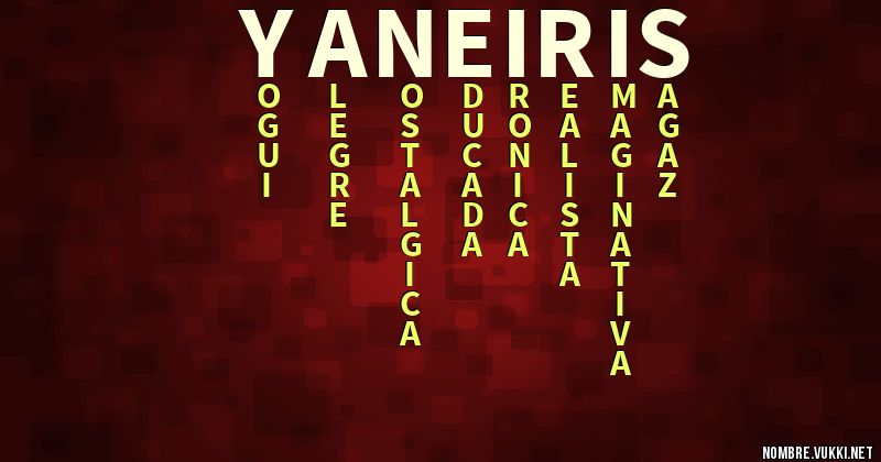 Acróstico yaneiris