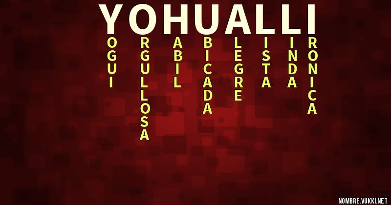 Acróstico yohualli