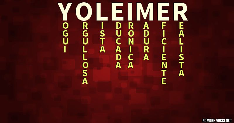 Acróstico yoleimer