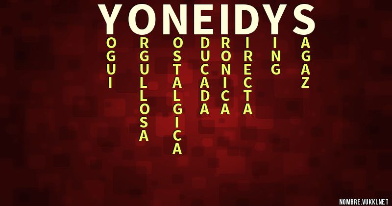 Acróstico yoneidys
