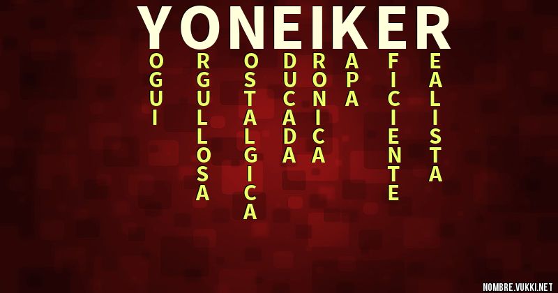 Acróstico yoneiker